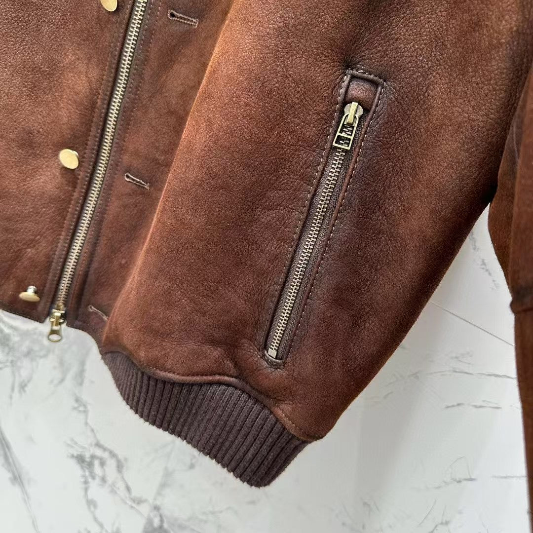 Sheepskin jacket