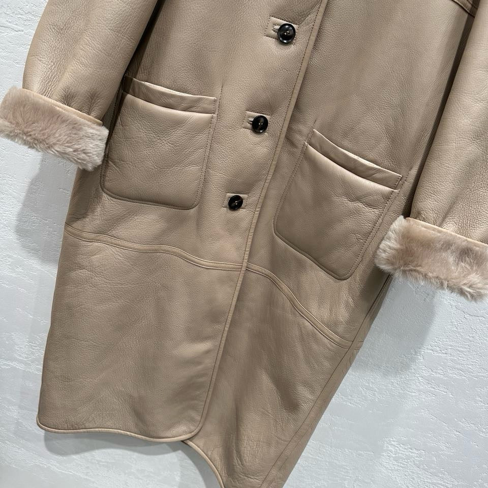 Sheepskin coat