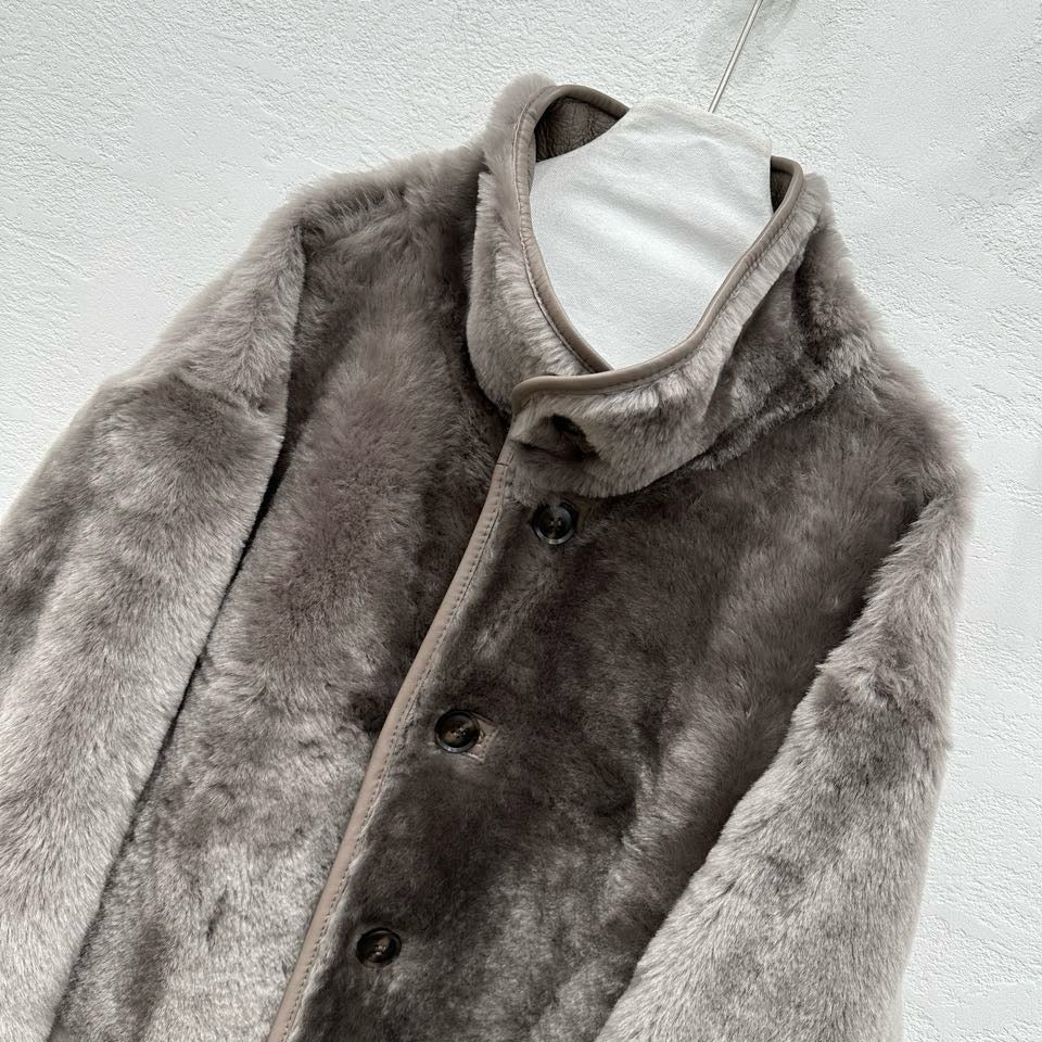 Sheepskin coat