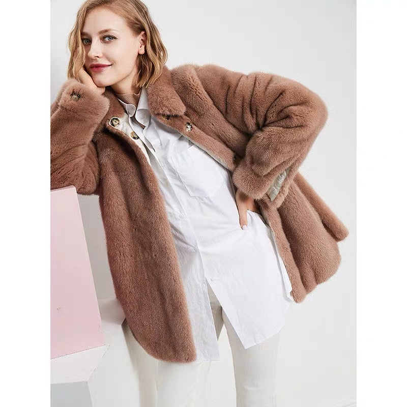 Danish mink fur coat