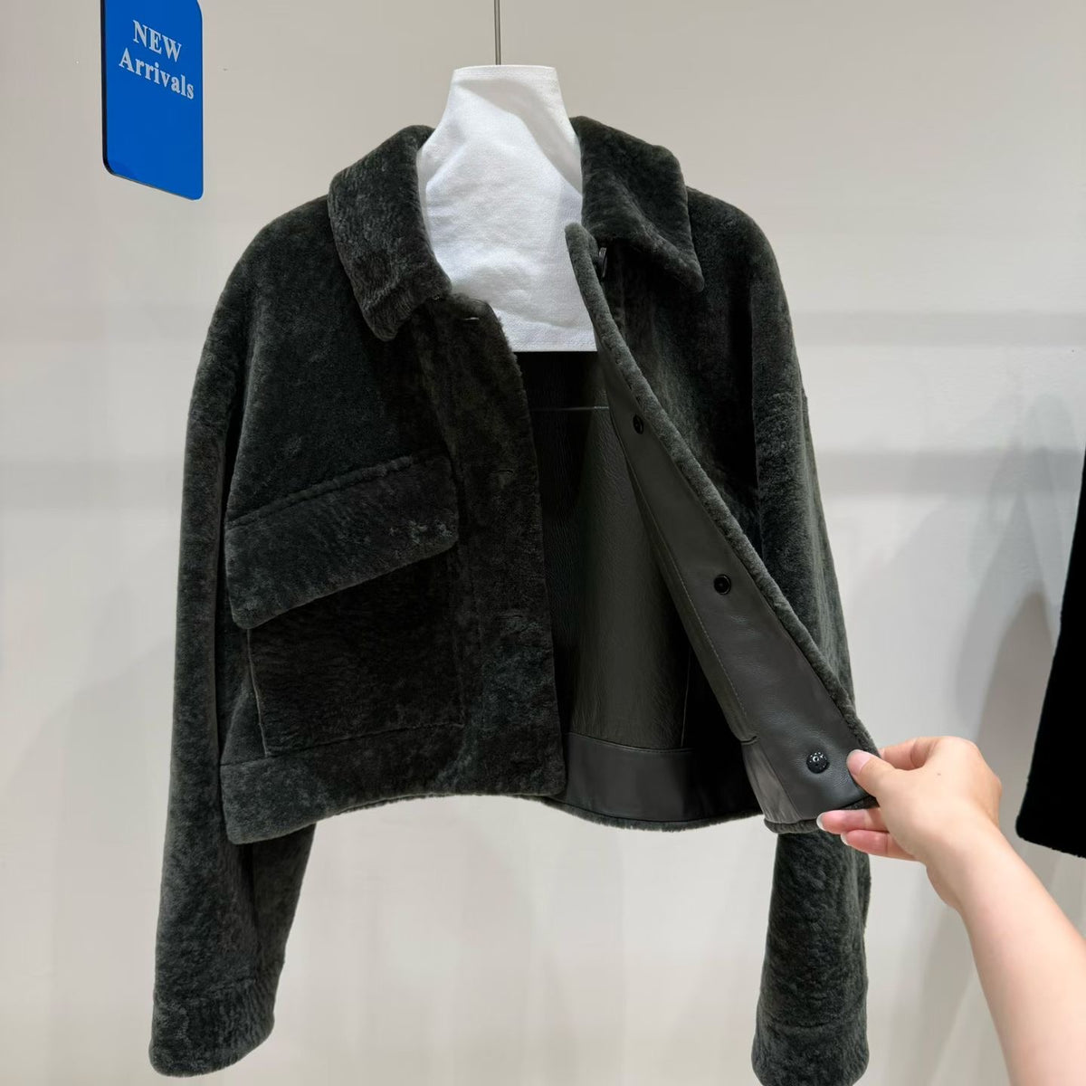 Sheepskin coat