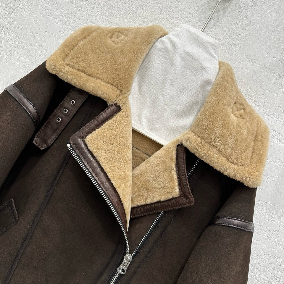 Sheepskin coat