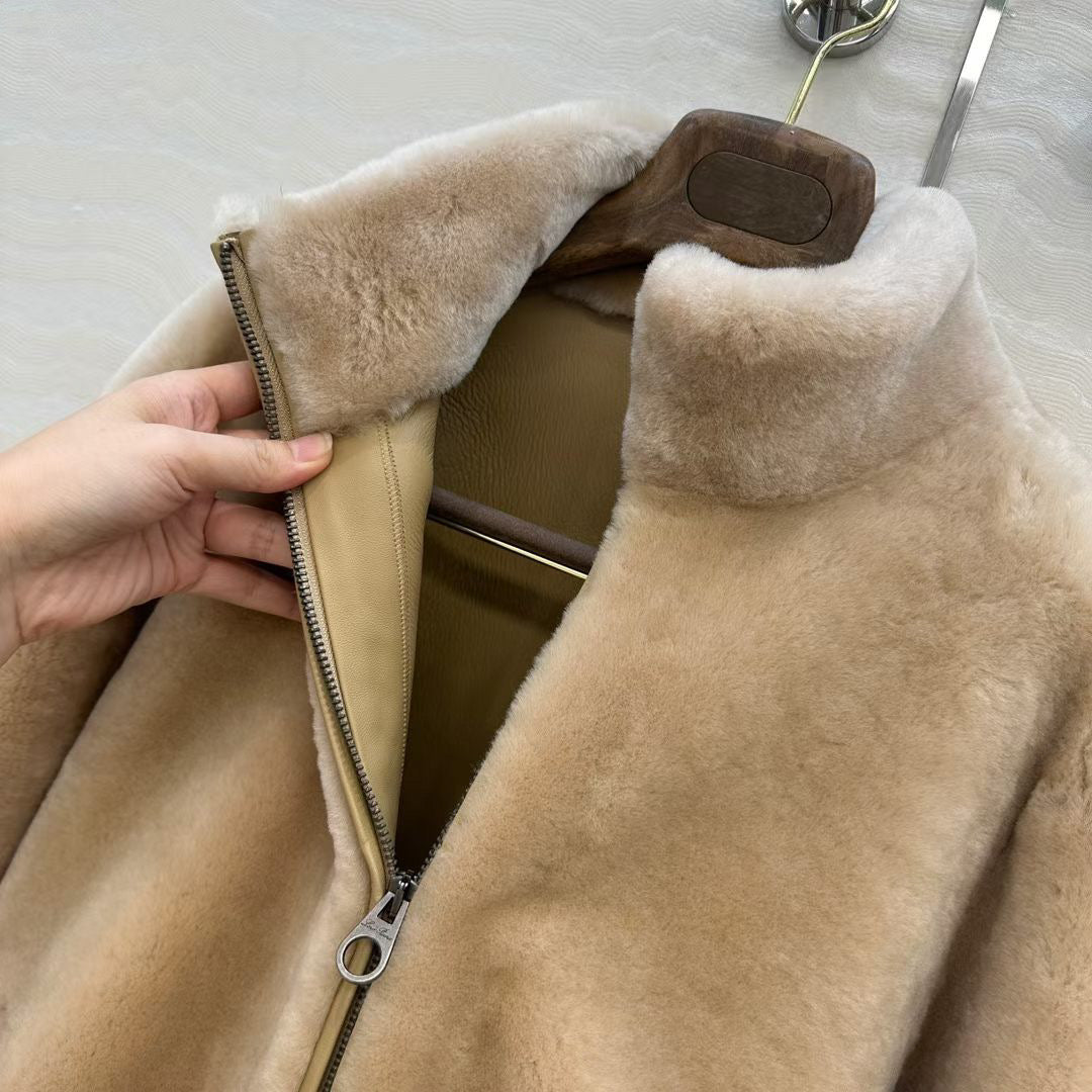 Sheepskin coat