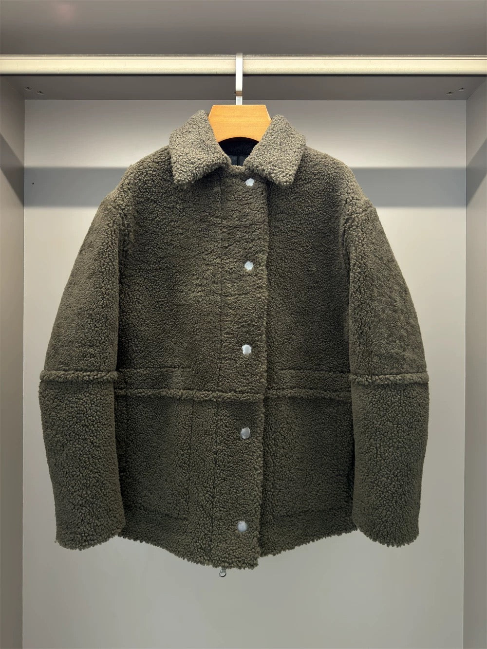 Sheepskin coat