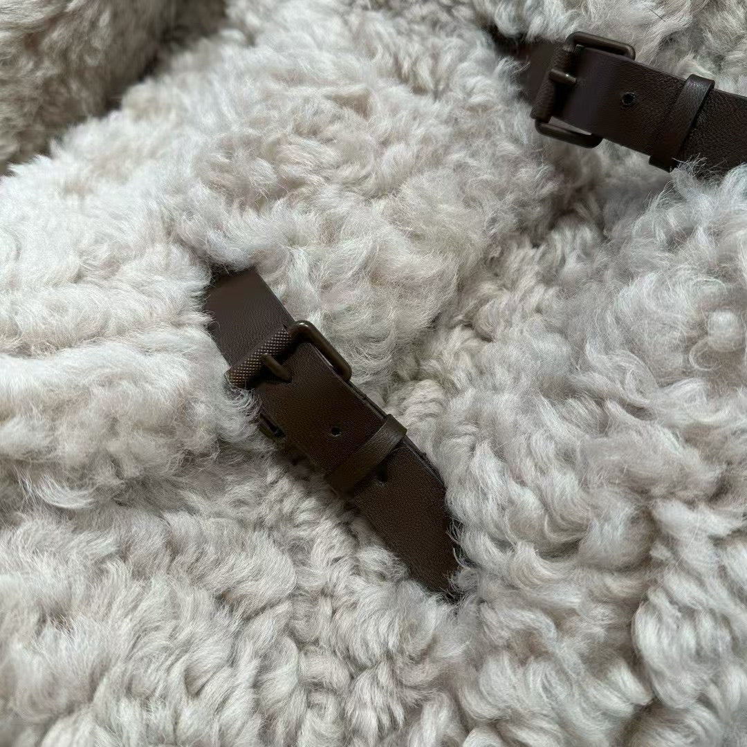 Sheepskin coat