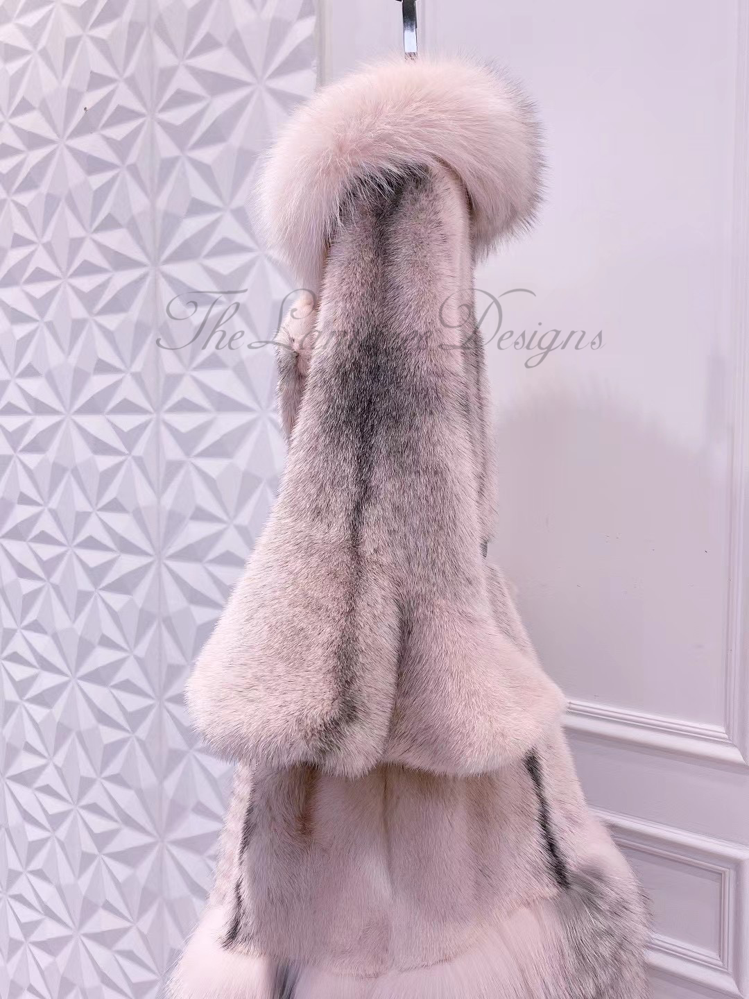 Danish mink and fox  fur coat