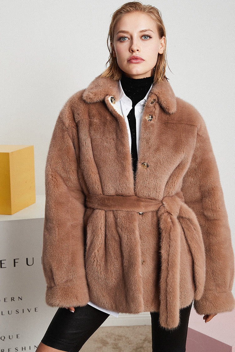 Danish mink fur coat