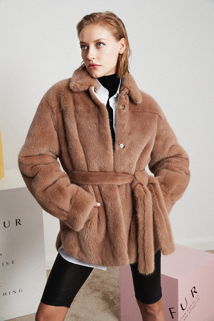 Danish mink fur coat