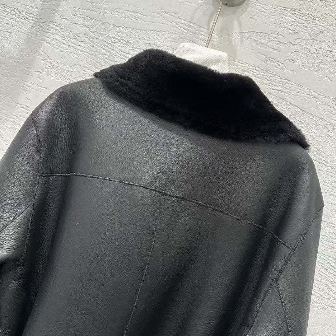 Sheepskin coat