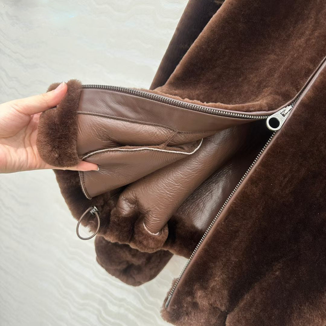 Sheepskin coat