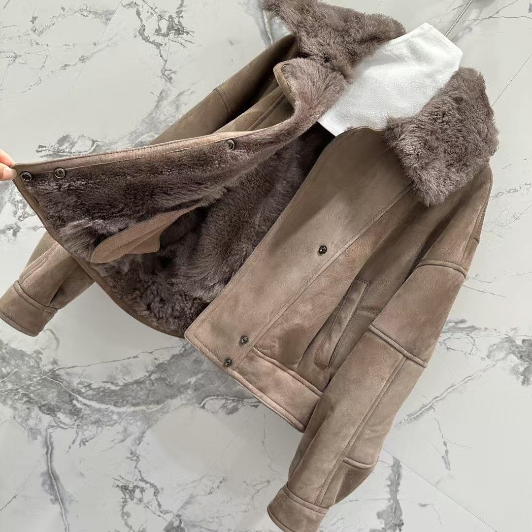 Sheepskin coat