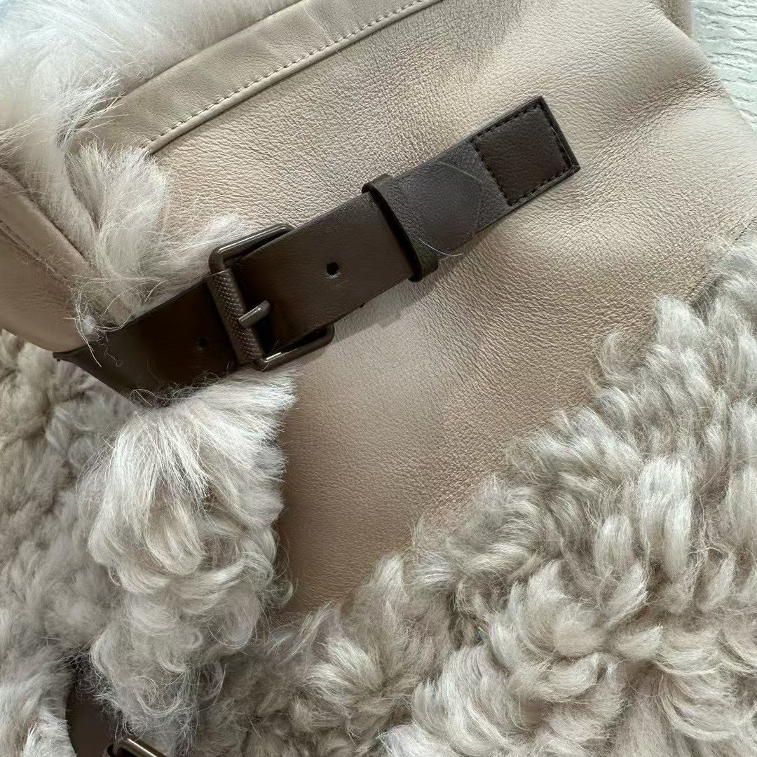 Sheepskin coat