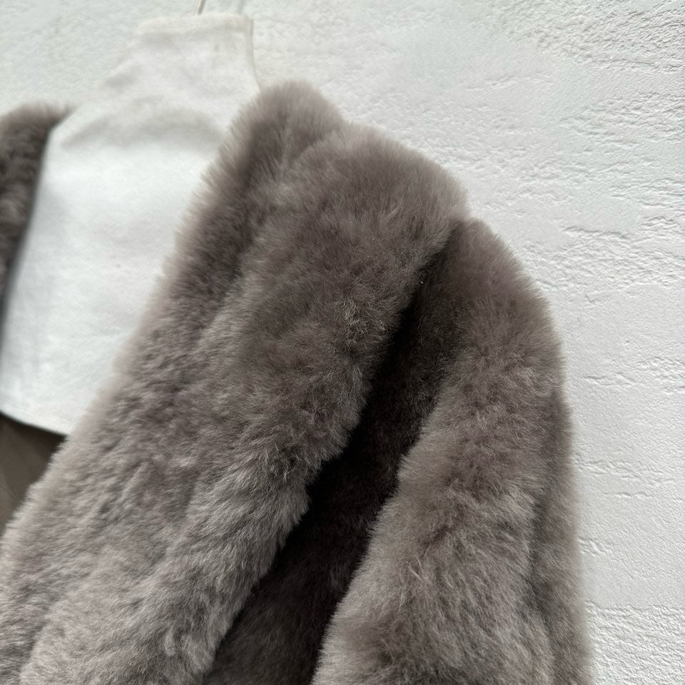 Sheepskin coat