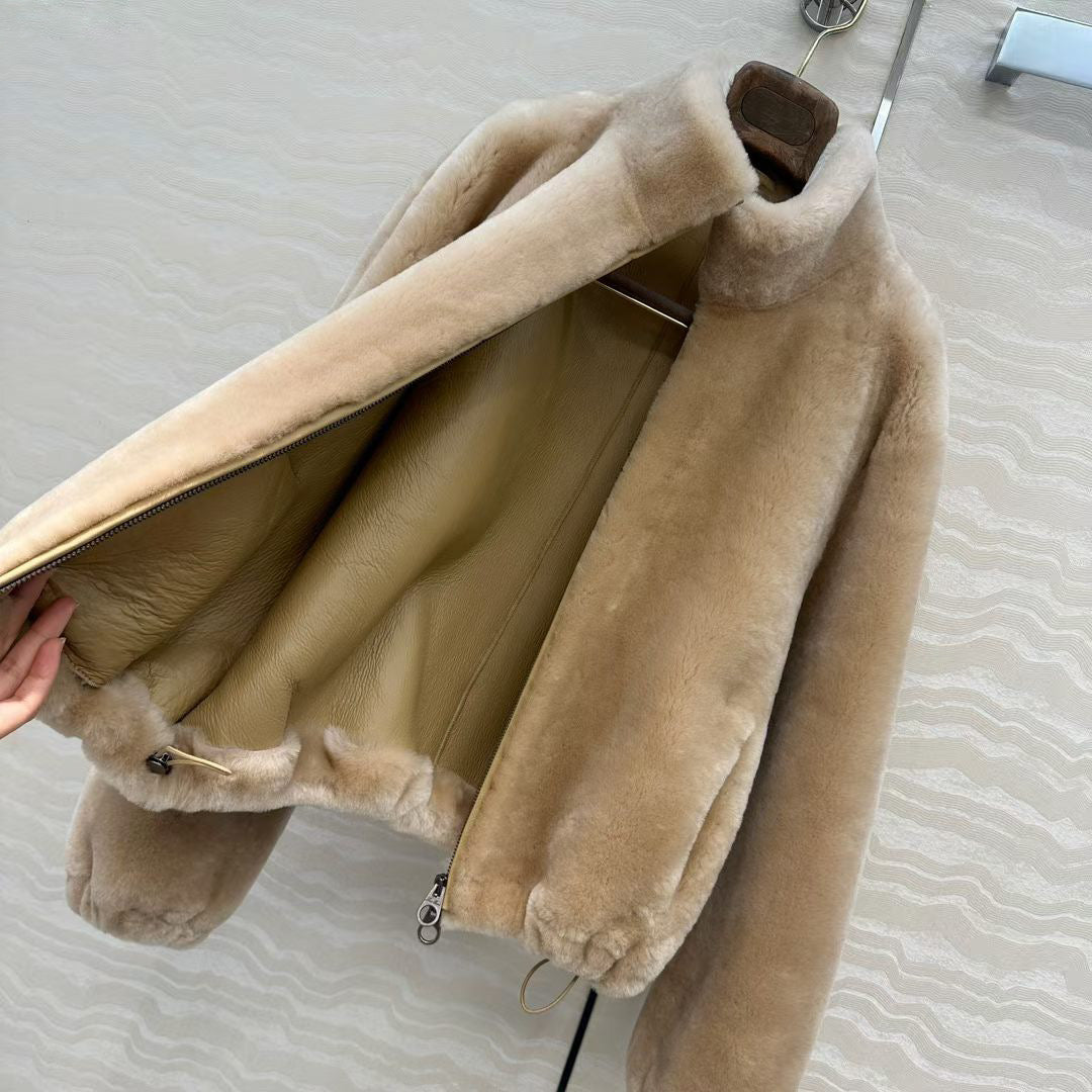 Sheepskin coat