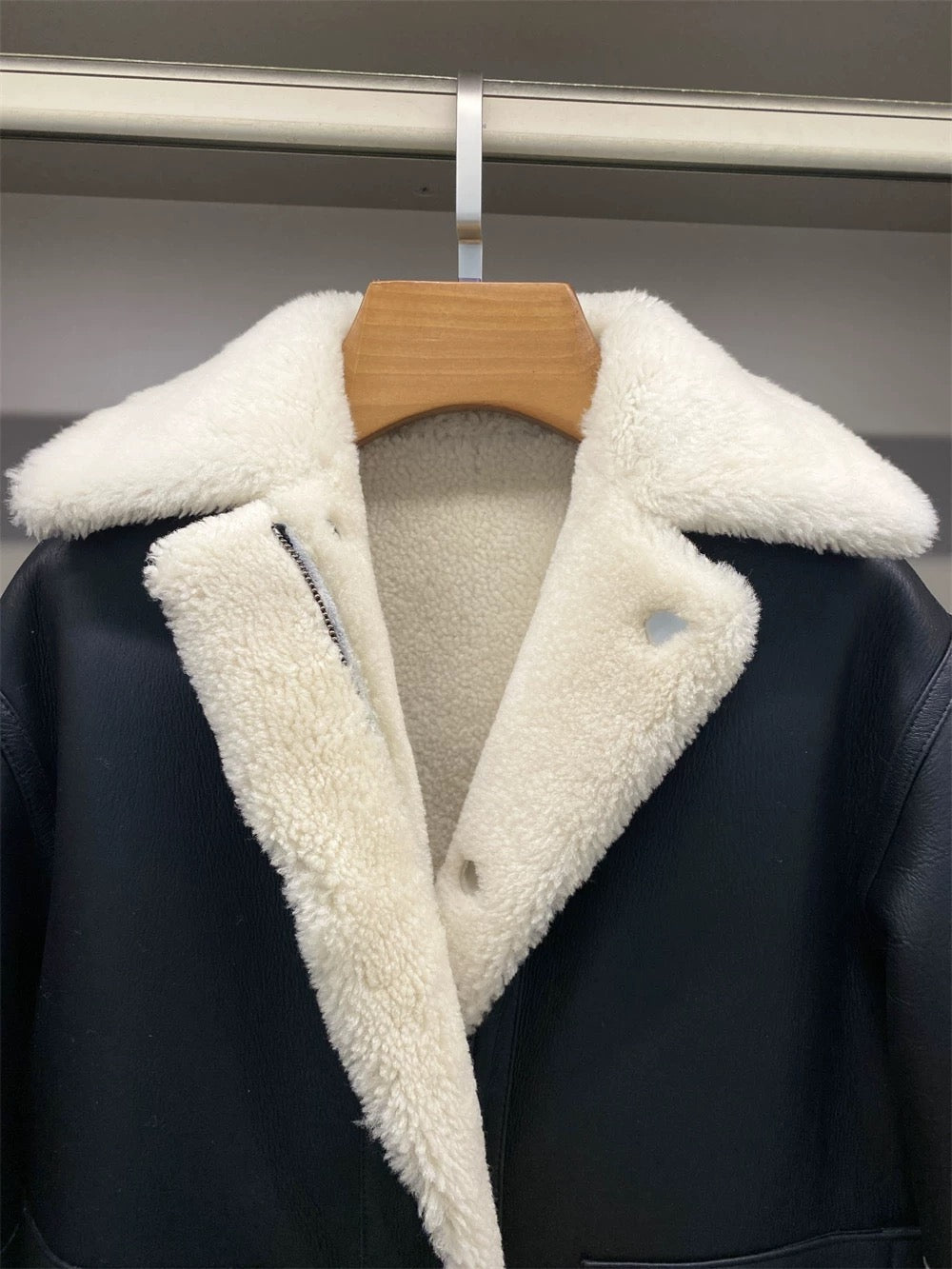 Sheepskin coat