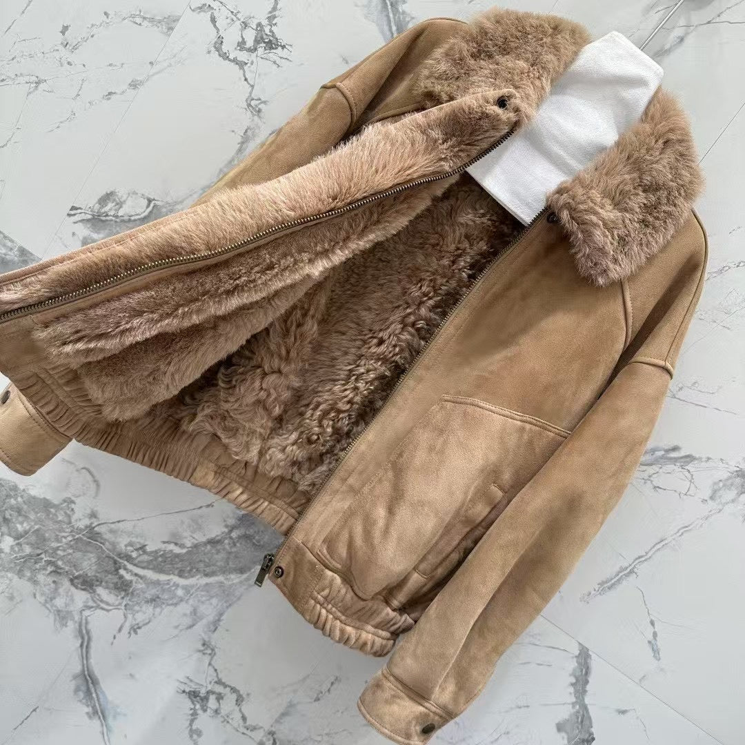 Sheepskin coat