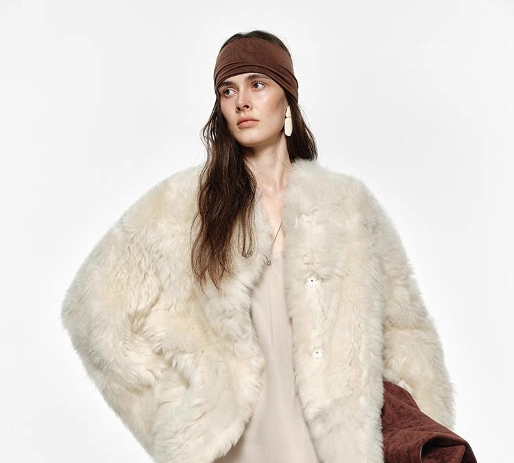 Sheepskin coat