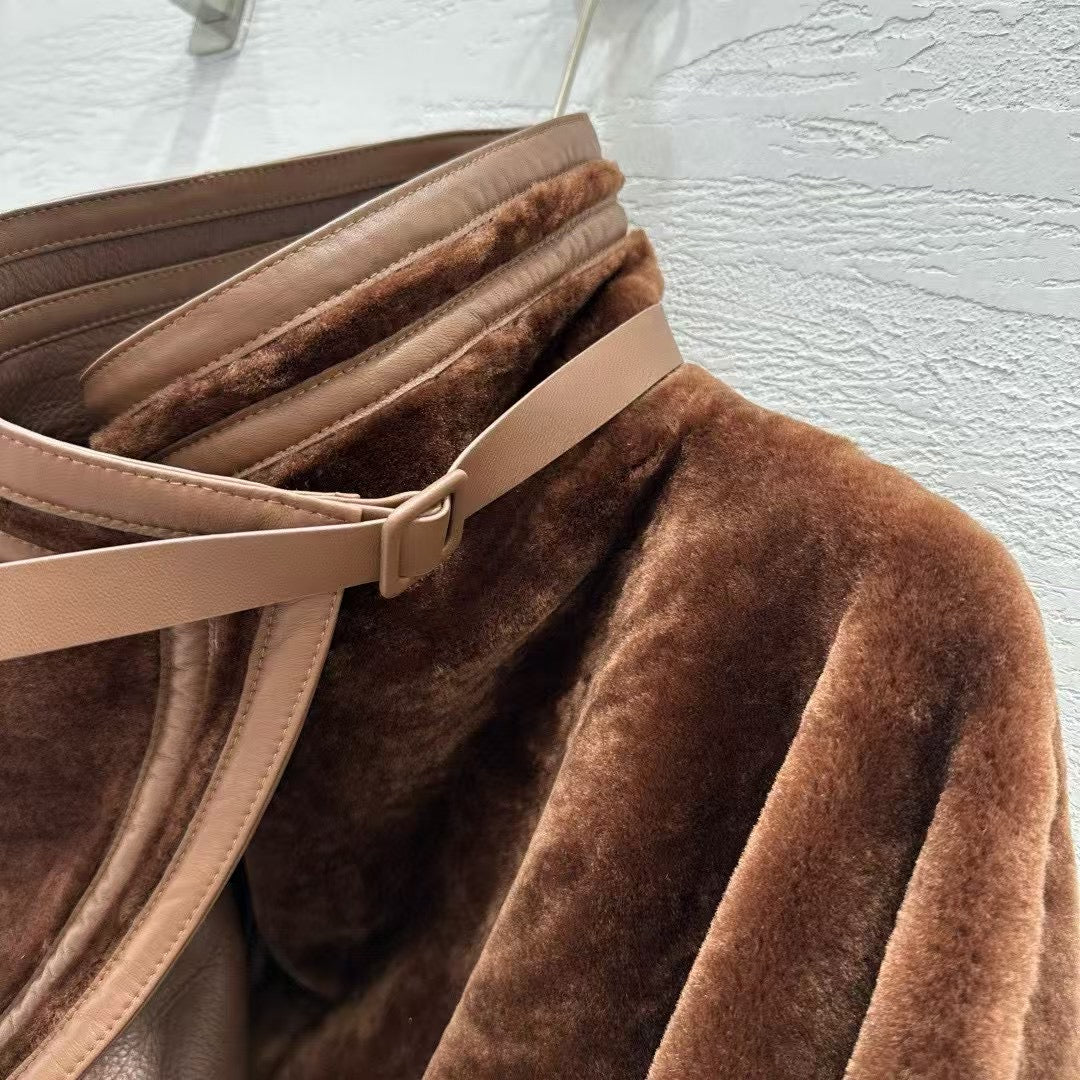 Sheepskin coat