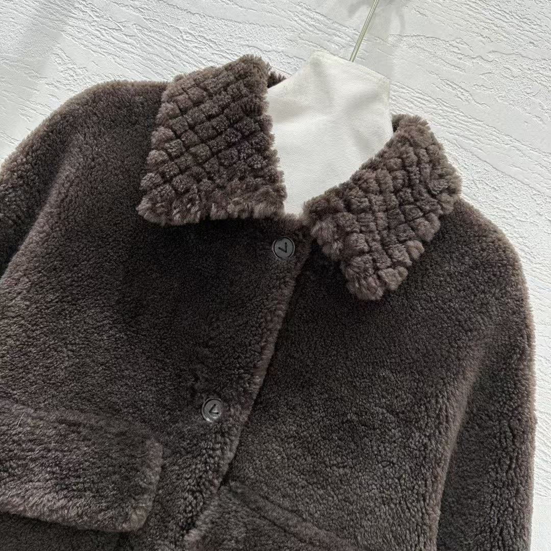 Sheepskin coat