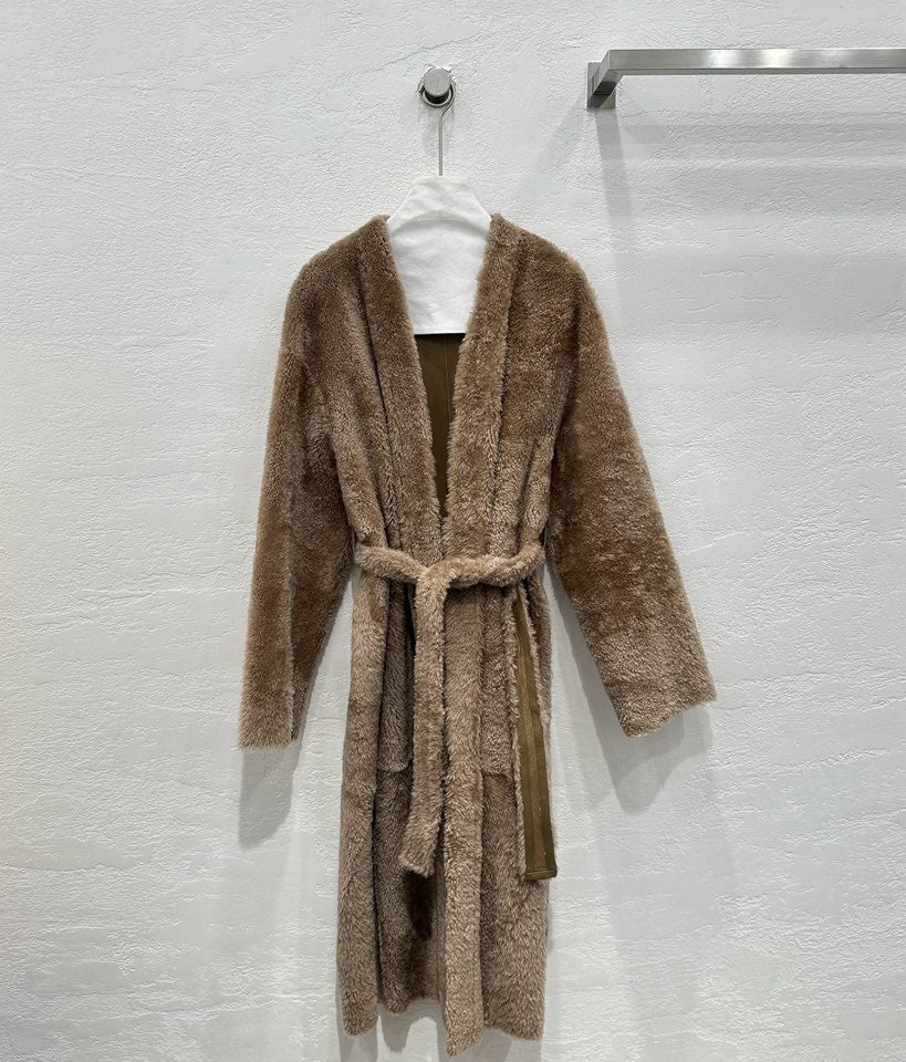 Sheepskin coat