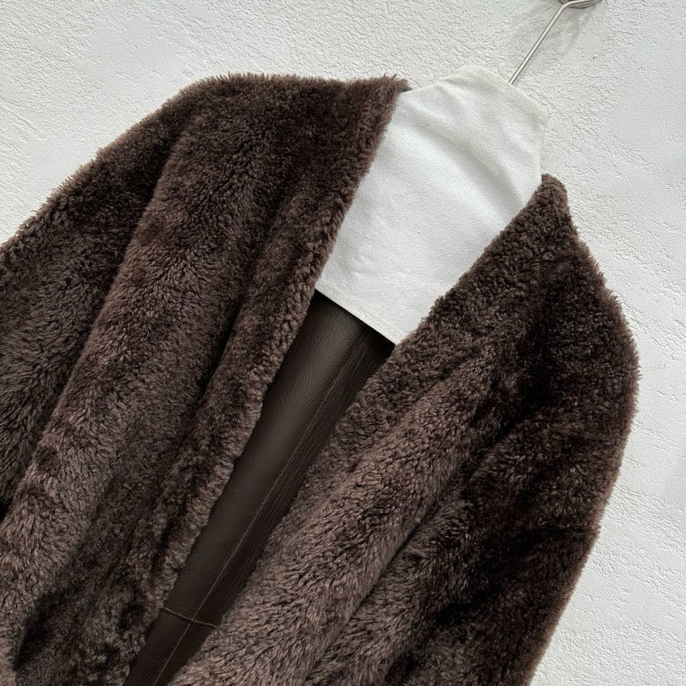 Sheepskin coat