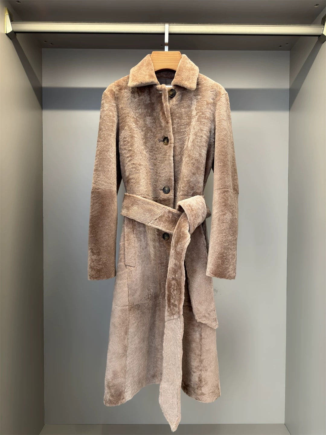 Sheepskin coat