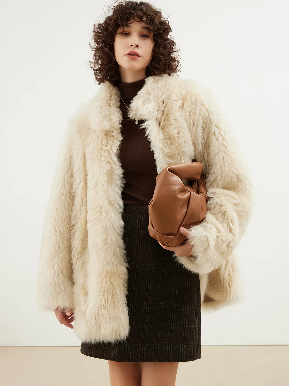 Sheepskin coat