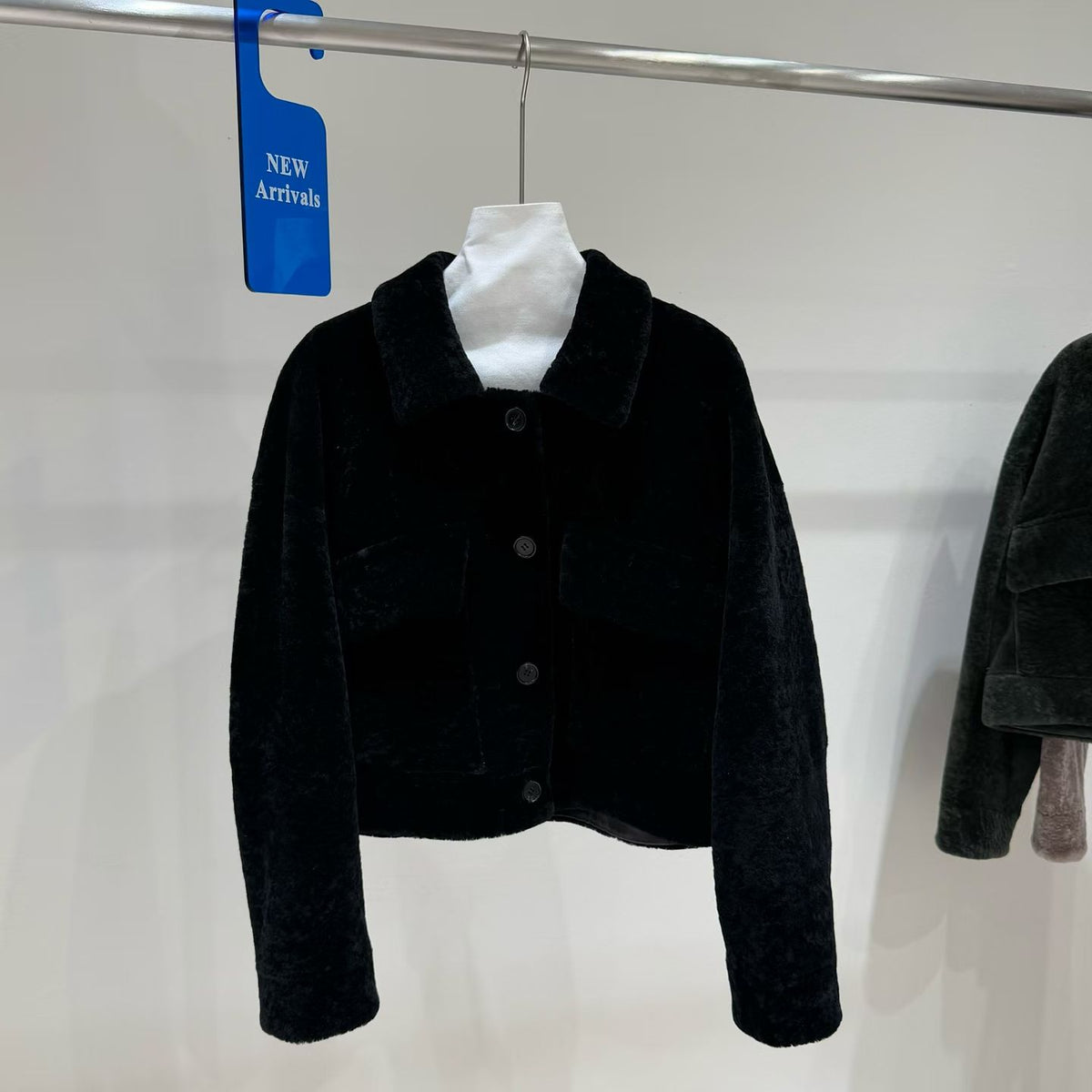 Sheepskin coat