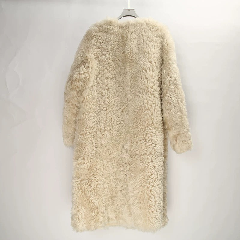 Sheepskin coat