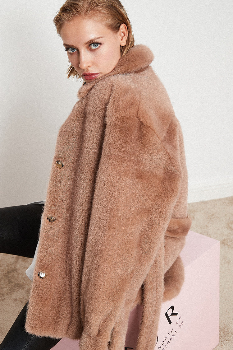 Danish mink fur coat