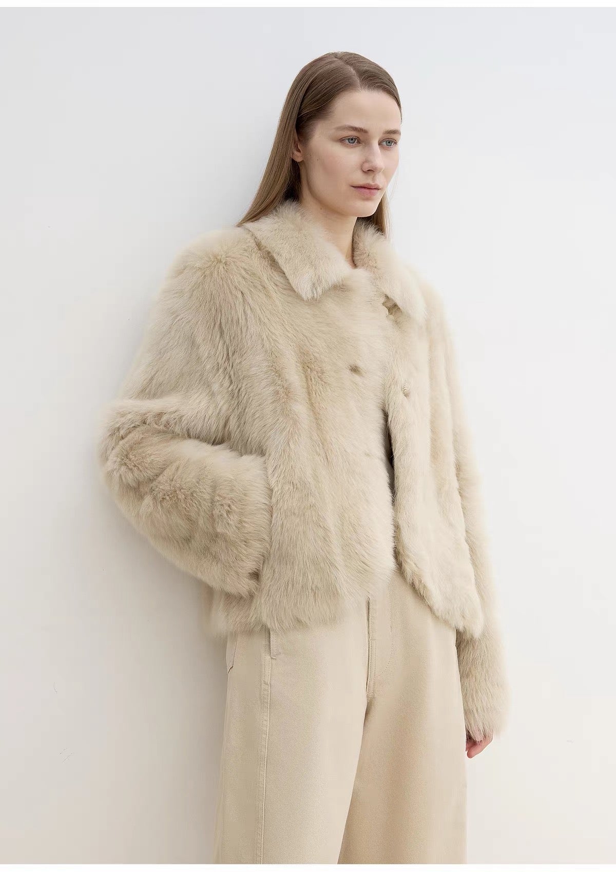 Sheepskin coat