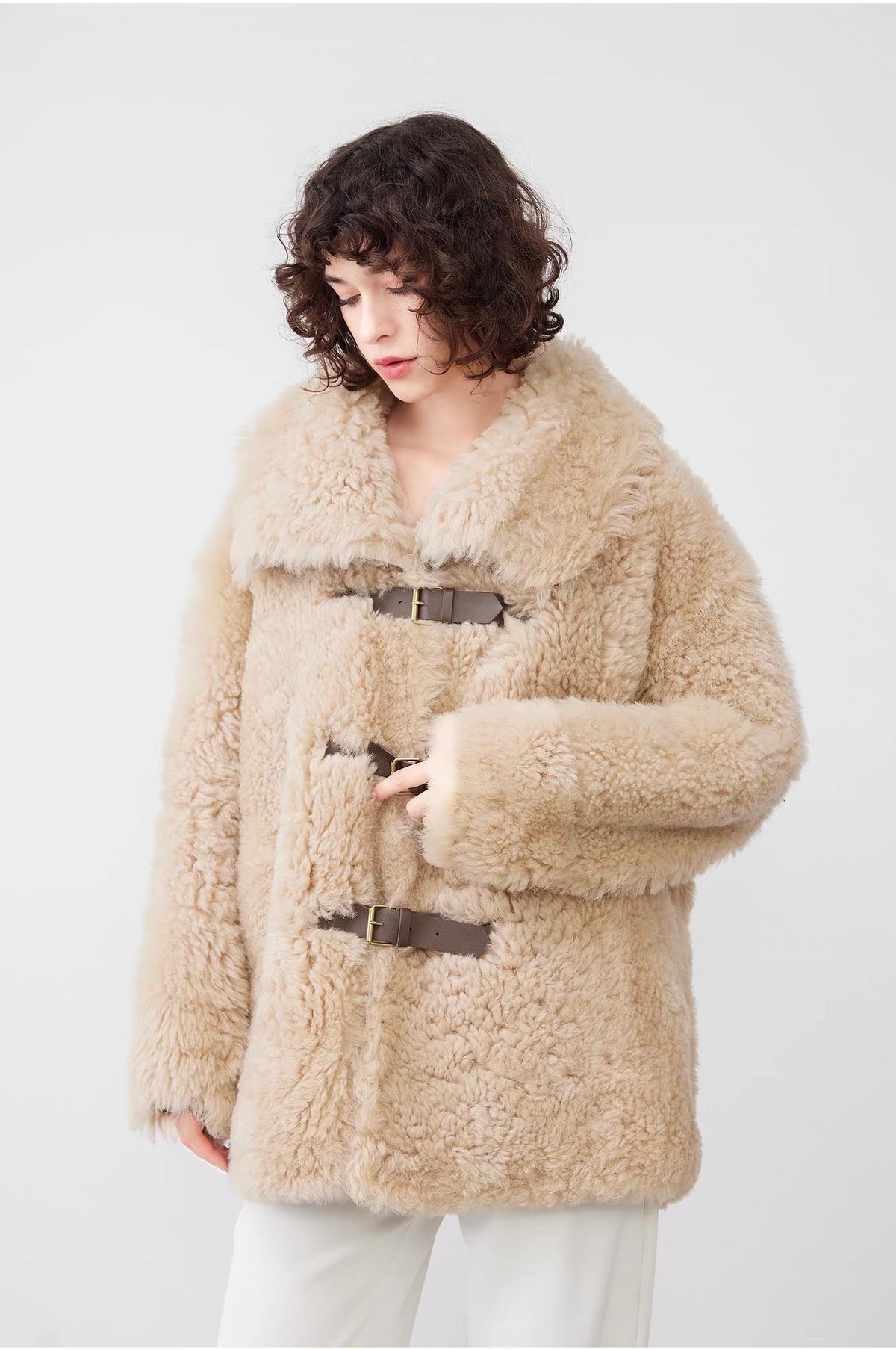 Sheepskin coat