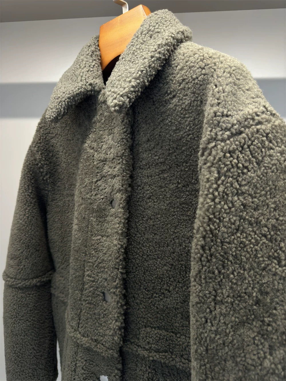 Sheepskin coat