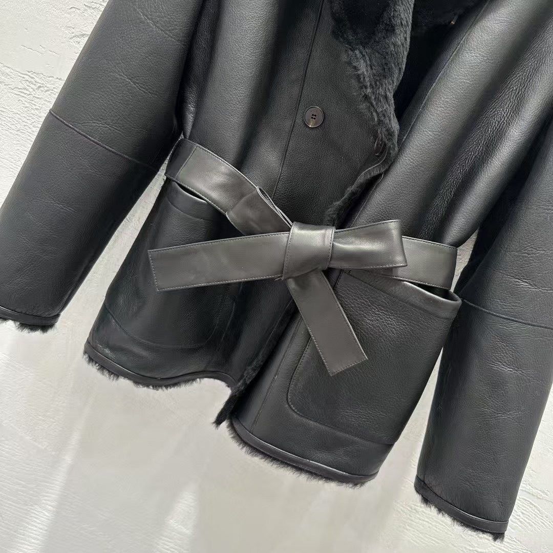 Sheepskin coat