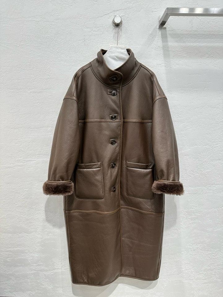 Sheepskin coat