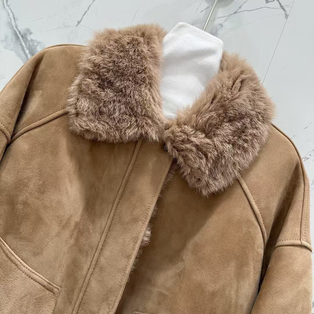 Sheepskin coat