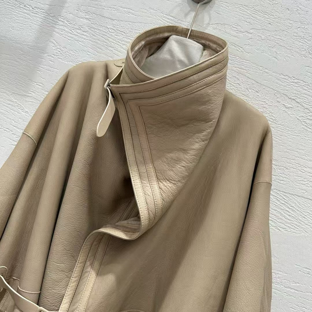 Sheepskin coat