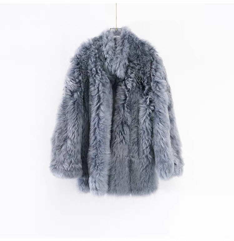 Sheepskin coat