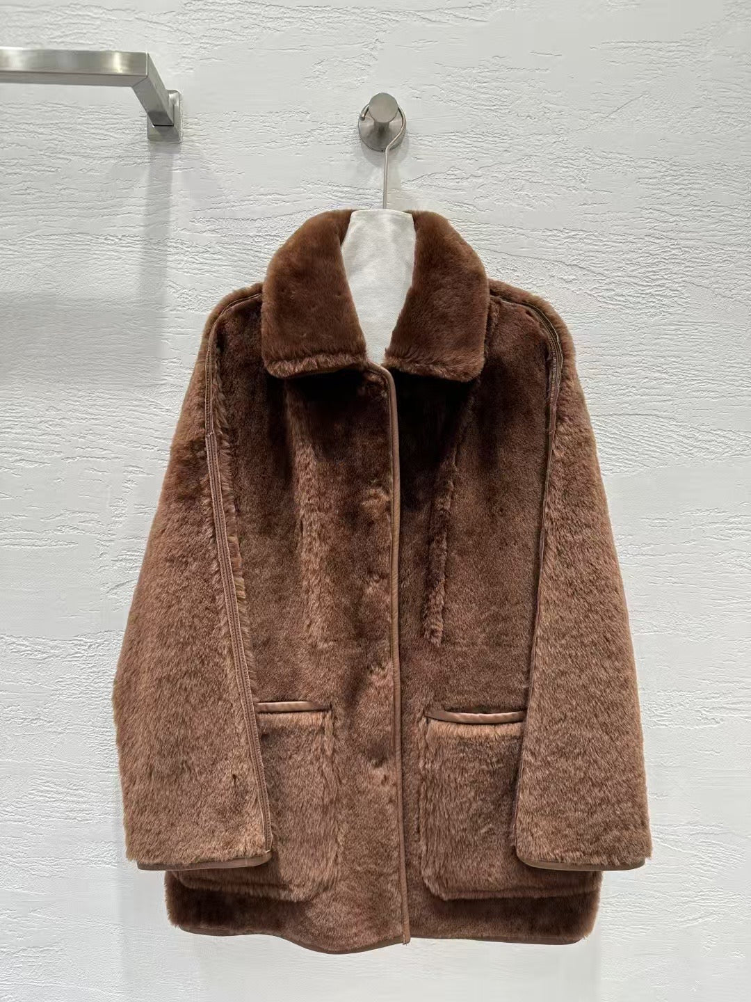 Sheepskin coat (reversible)