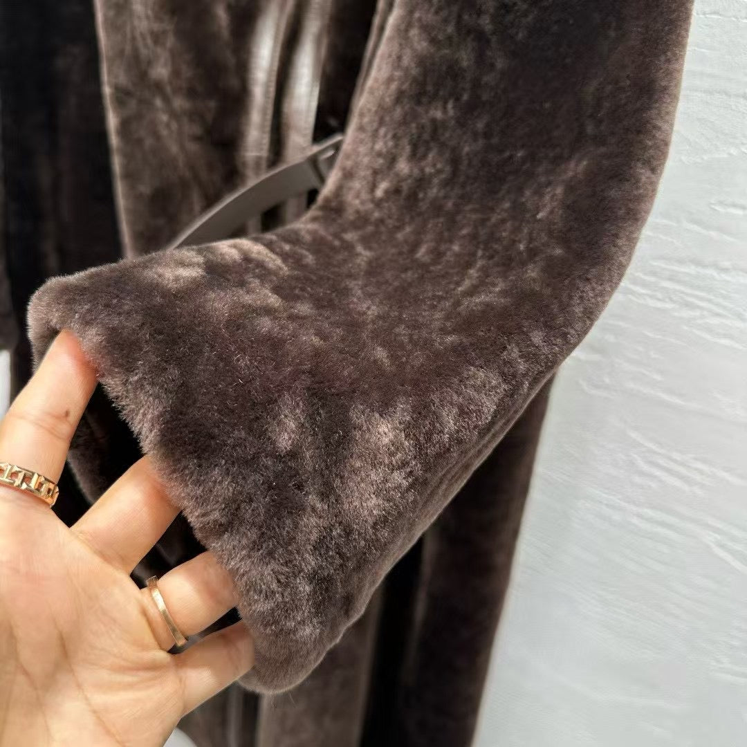 Sheepskin coat