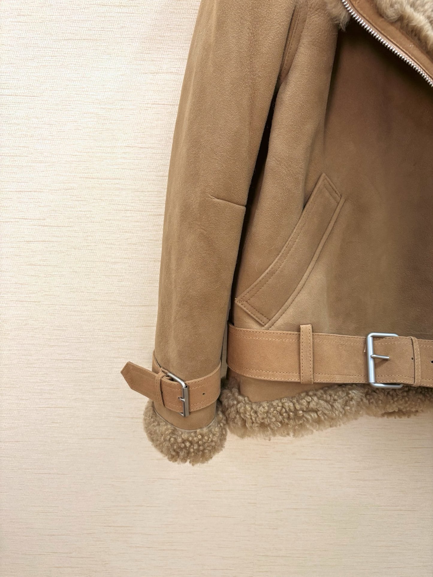 Sheepskin jacket