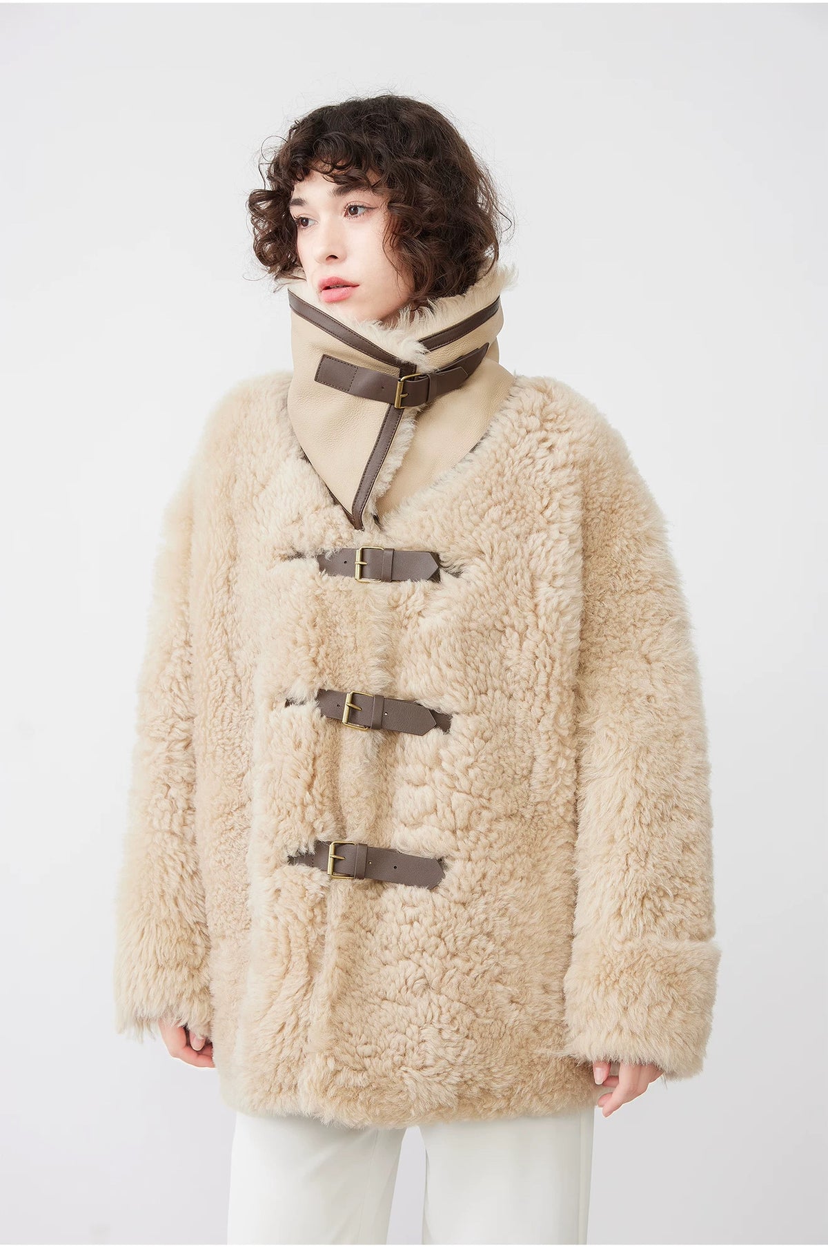 Sheepskin coat