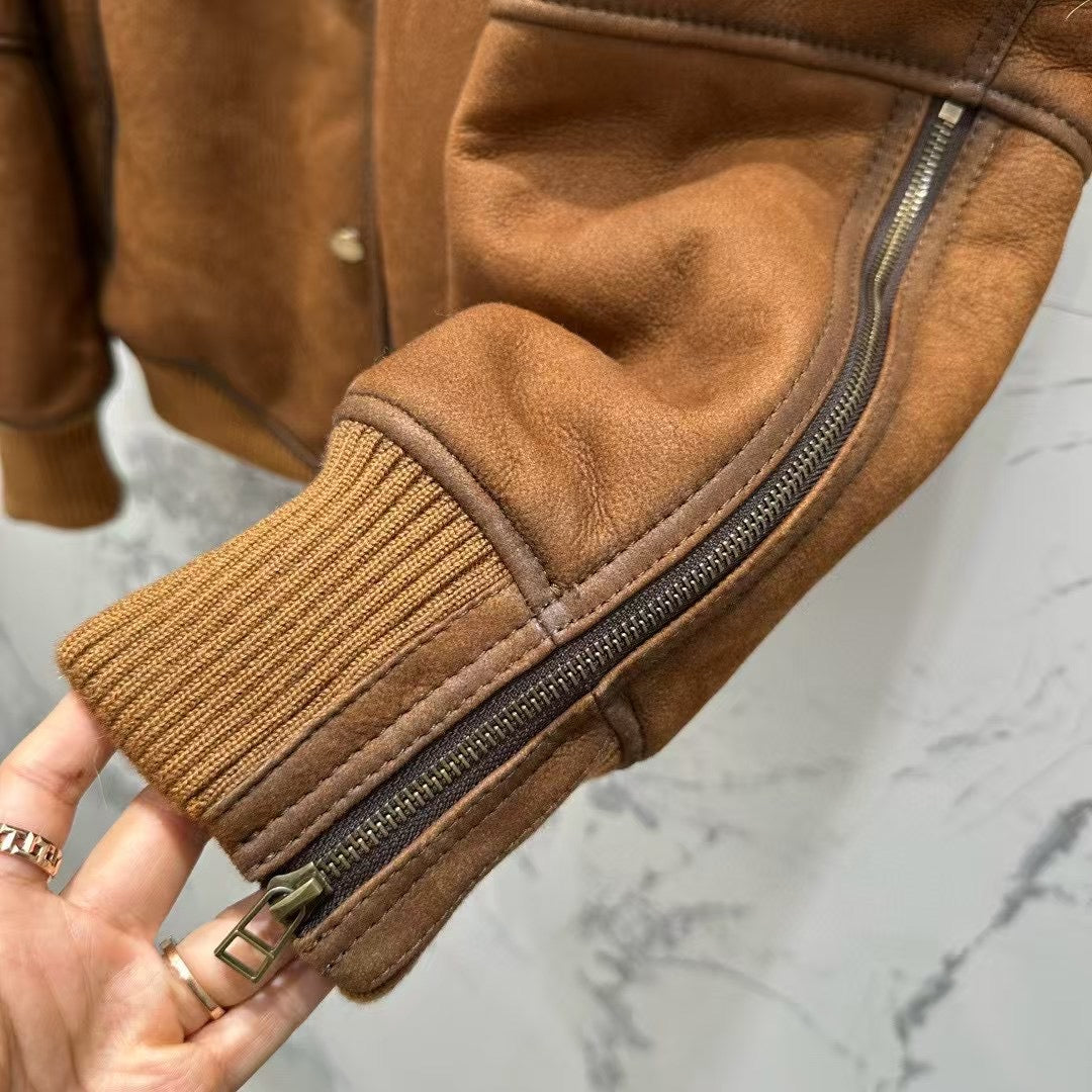 Sheepskin jacket