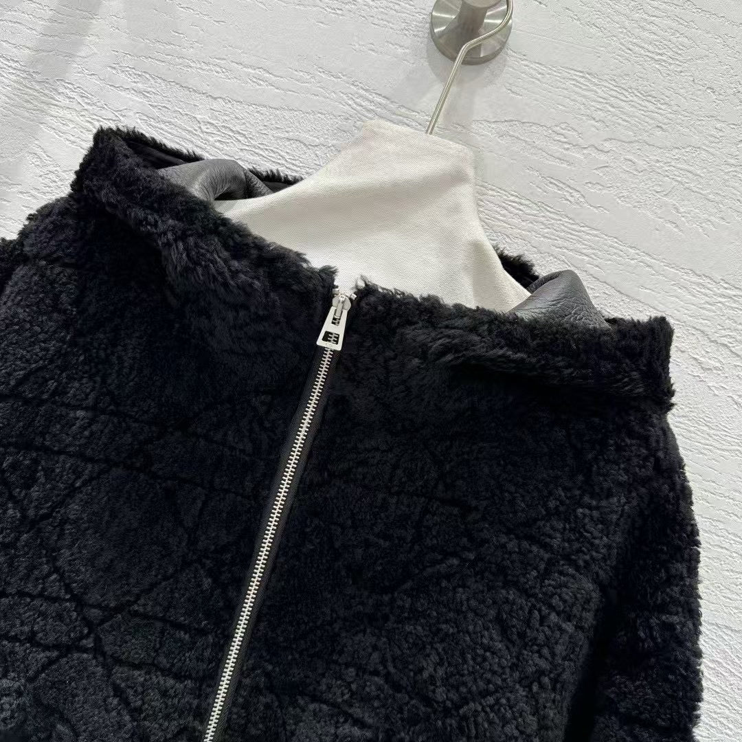Sheepskin coat