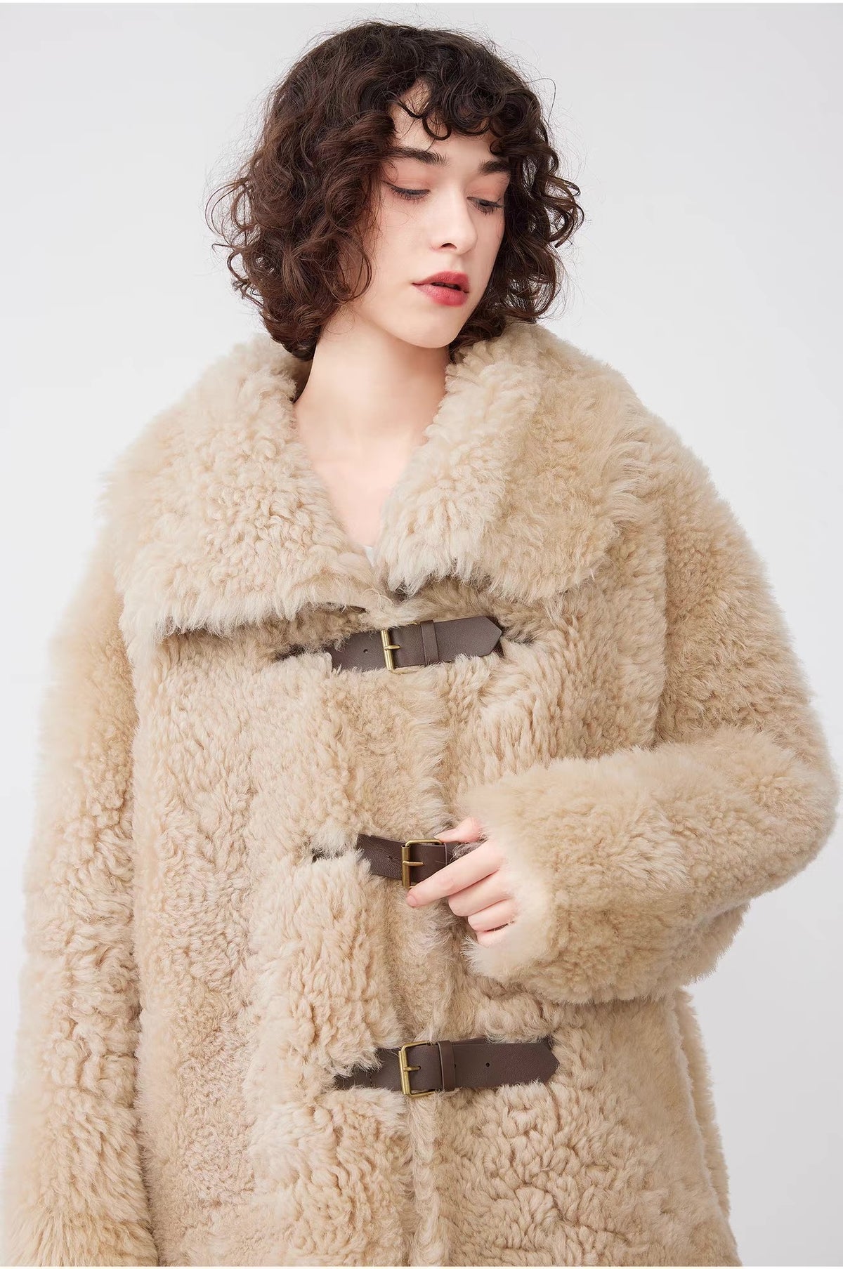 Sheepskin coat
