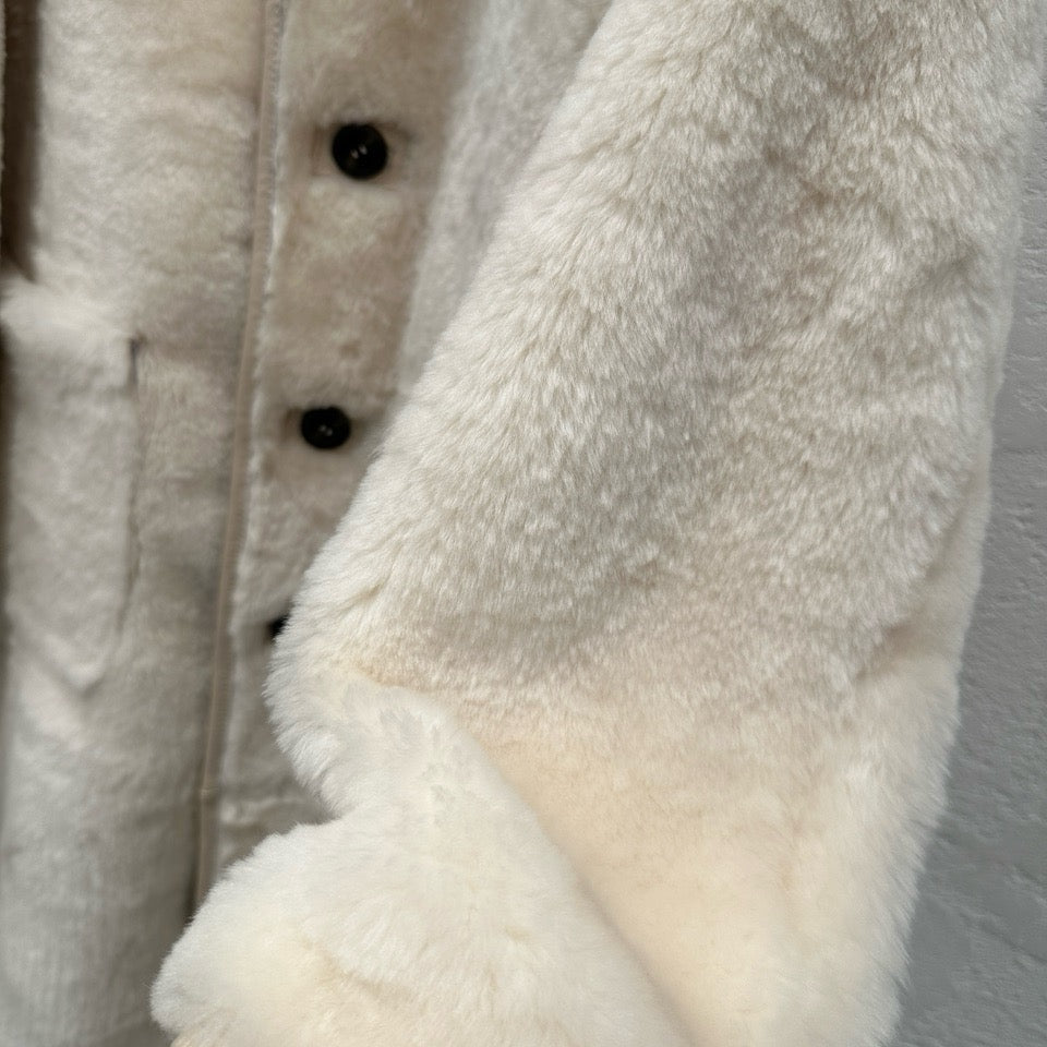 Sheepskin coat