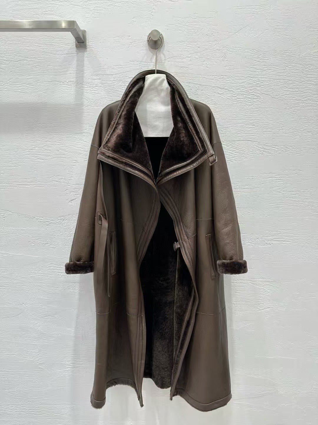 Sheepskin coat