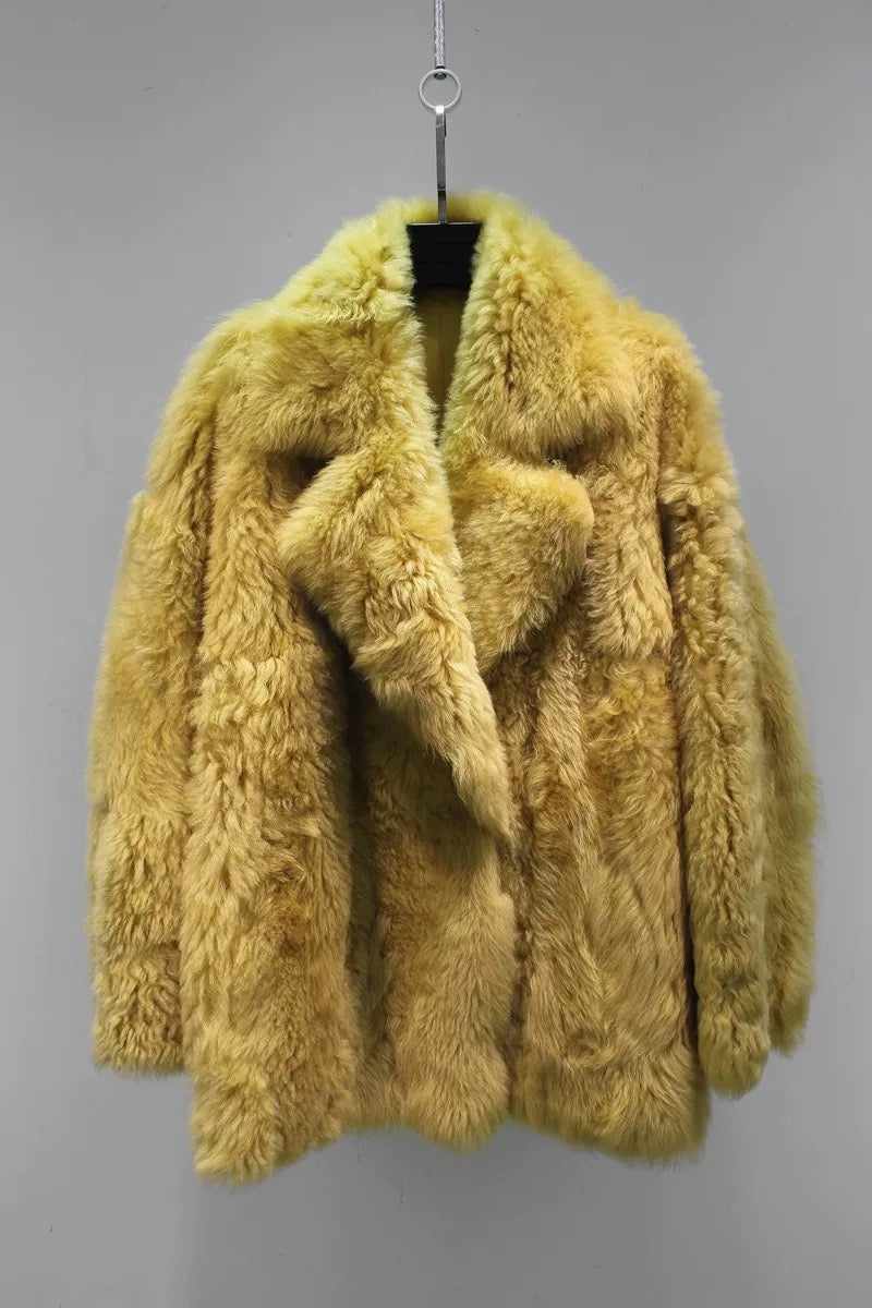 Sheepskin coat