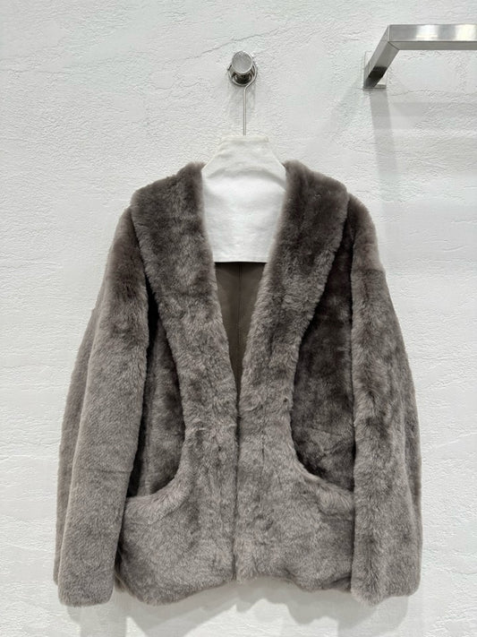 Sheepskin coat