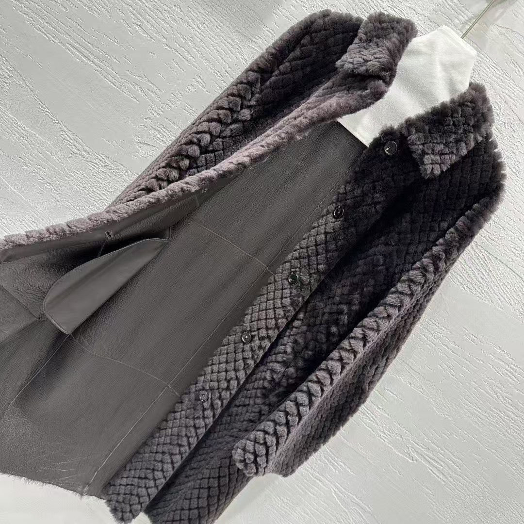 Sheepskin coat